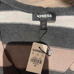 Never worn Express stripped sweater